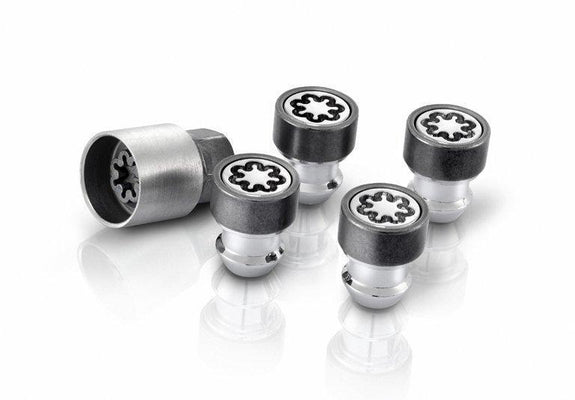 Nissan Locking Wheel Nut Set (x4 bolts, x1 key)