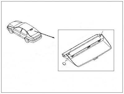 Nissan Primera (P11E) Lamp Assy Stop, High