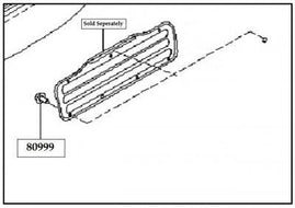 Nissan Micra (K11E) Trim Clip, Tailgate