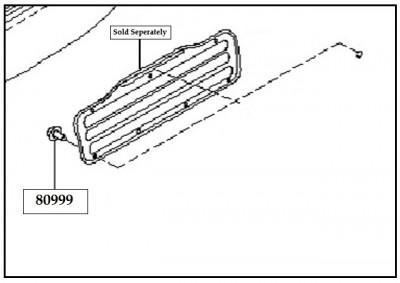 Nissan Micra (K11E) Trim Clip, Tailgate