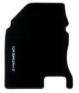 Nissan Qashqai+2 (JJ10) Velour Floor Mats, Black LHD