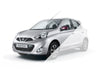 Nissan Micra (K13K) Black Purple Mirror Covers 2013-2016