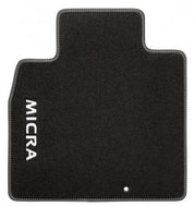 Nissan Micra (K13K) Velour Mats, White RHD 2013-2016