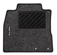 Genuine Nissan Note (E12E) Standard Textile Mats, Charcoal/Black - 2013-2018