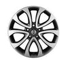 Nissan Juke (F15E) Matte Black Alloy Wheel, Diamond Cut 17" inc. Centre Cap