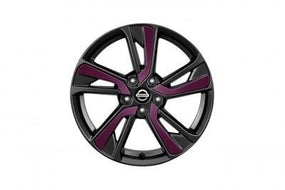 Nissan Juke Purple Laminate Alloy Wheel Inserts up to chassis #147869