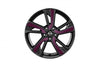 Nissan Juke Purple Laminate Alloy Wheel Inserts up to chassis #147869