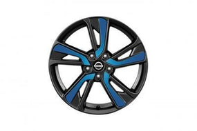 Nissan Juke Blue (B51) Laminate Alloy Wheel Inserts up to chassis #147869