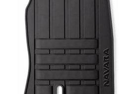 Nissan Navara (D40M) Rubber Mats, Front & Rear DC RHD 2005-2010