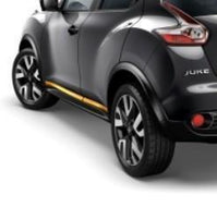 Nissan Juke Yellow Side Door Sill Strips