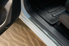 Nissan Navara (D23M) Front Entry Guards, Stainless Steel