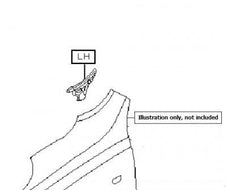 Nissan Micra (K12E) Cover-Front Fender LH