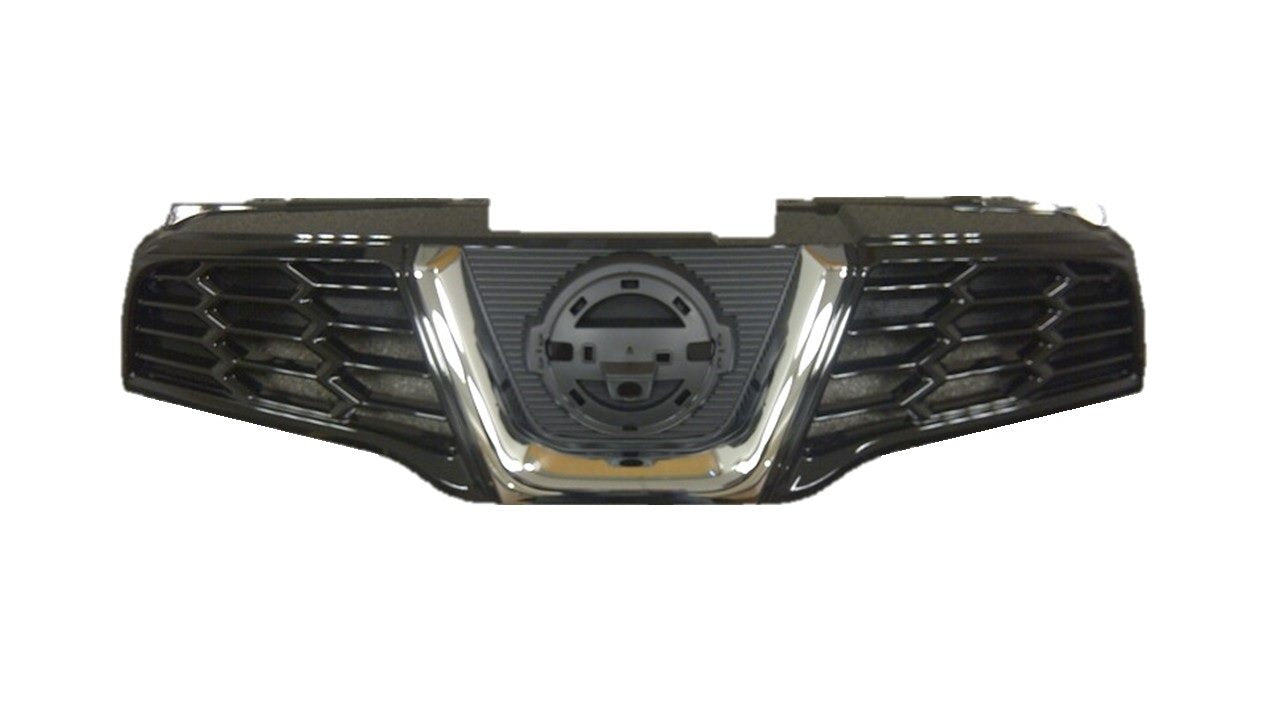 KARPAL Front Grille Assembly For 2013-2021 Nissan NV200 - Chrome & Black, Direct Replacement (623123LM0H / NI1200260 / 1KPNS1211080)