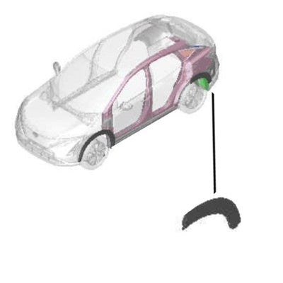 Genuine Nissan Ariya Rear Over Fender - RH
