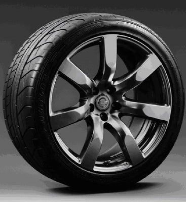 Nissan GT-R 20" Chrome Alloy Wheel - Rear