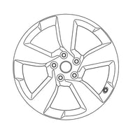 Genuine Nissan Qashqai J11 Alloy Wheel Aluminum 18"