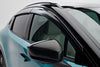 Genuine Nissan Leaf ZE2 Side Window Deflectors - Matte Dark Chrome