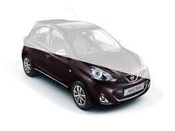 Nissan Micra (K13K) Door Sill Strips, Chrome 2010-2016