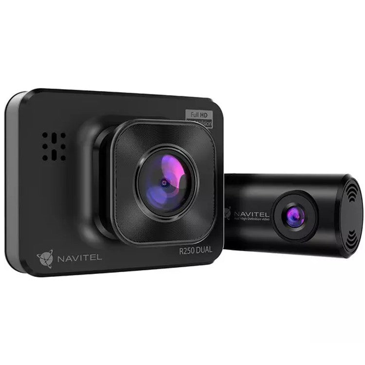 Navitel R250 Dual HD Front Rear Dash Cam with SD Card