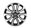 Nissan Juke (F15E) Matte Black Alloy Wheel, Diamond Cut 17" inc. Centre Cap