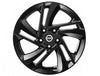 Nissan Qashqai (J11E/B) 17" Alloy Wheel, Black Snow Flake