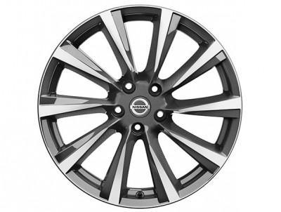 Nissan Qashqai/X-Trail 19" Alloy Wheel Dark Grey, D-Cut - Wind