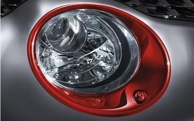 Nissan Juke Red Headlamp Finishers w/HL Washers