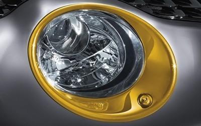 Nissan Juke Yellow Headlamp Finishers w/HL Washers