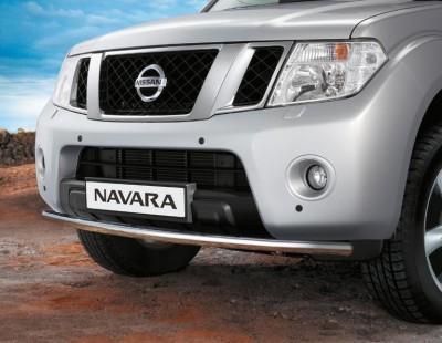 Nissan Navara/Pathfinder (D40M/R51M) Front Styling Bar, Stainless Steel 2010-2015