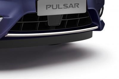 Nissan Pulsar (C13M) Front Lip Finisher, Chrome