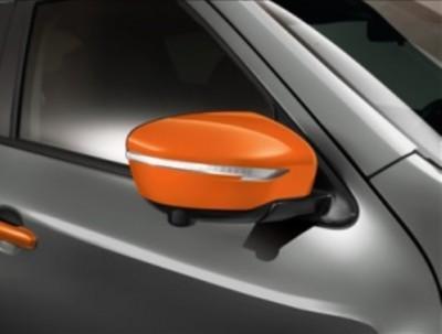 Nissan Juke Orange Mirror Caps