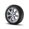 Nissan LEAF Alloy Wheel 17", Dark Grey D-Cut with Blue Strip