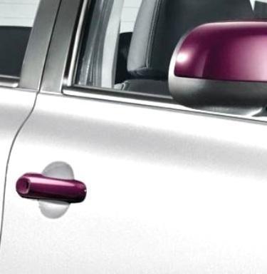 Nissan Juke/Micra/Note Front Side Door Handle Covers, Purple w/o I-Key
