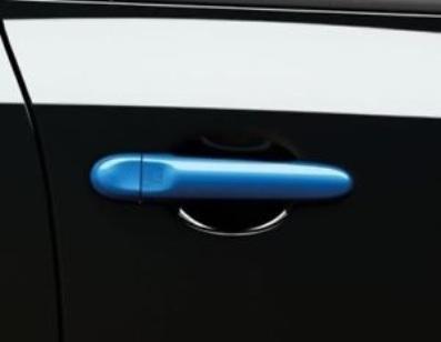 Nissan Juke (F15E) Front Side Door Handle Covers, Blue (w/o I-Key) 2010-2018