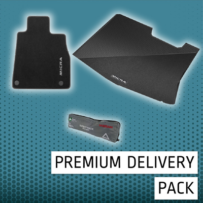Nissan Micra K14 Premium Floor & Boots Mats Bundle with First Aid Kit