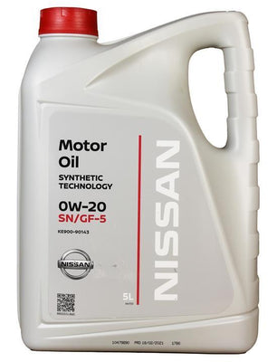 Nissan Motor Oil Fully Synthetic 0W20 SN/GF5 (5-Litre)