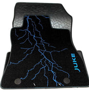 Nissan Juke (F15E) Floor Mats, Blue Stitching & Logo RHD 2010-2019